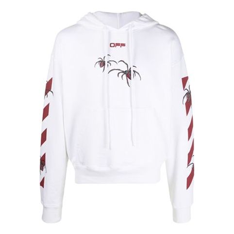 Off-White Spider Arrows Logo Hooded Sweater OMBB037S20E300010124