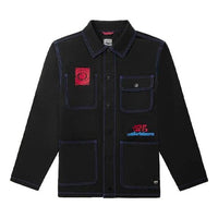 Men's Vans Funny Pattern Multiple Pockets Jacket Black VN0A3WF140C