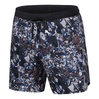 Men's Nike Flex Stride Full Print Flowers Drawstring Sports Shorts Blue AQ6977-451