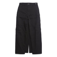 (WMNS) Balenciaga Apron Cargo Pants Skirt 'Black' 748599TKP271000