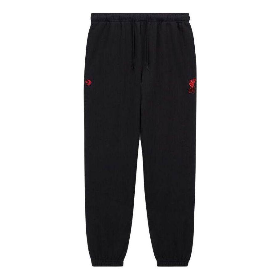 (WMNS) Converse x LFC Knit Loose-Fit Pants Asia Sizing 'Black' 10026266-A01
