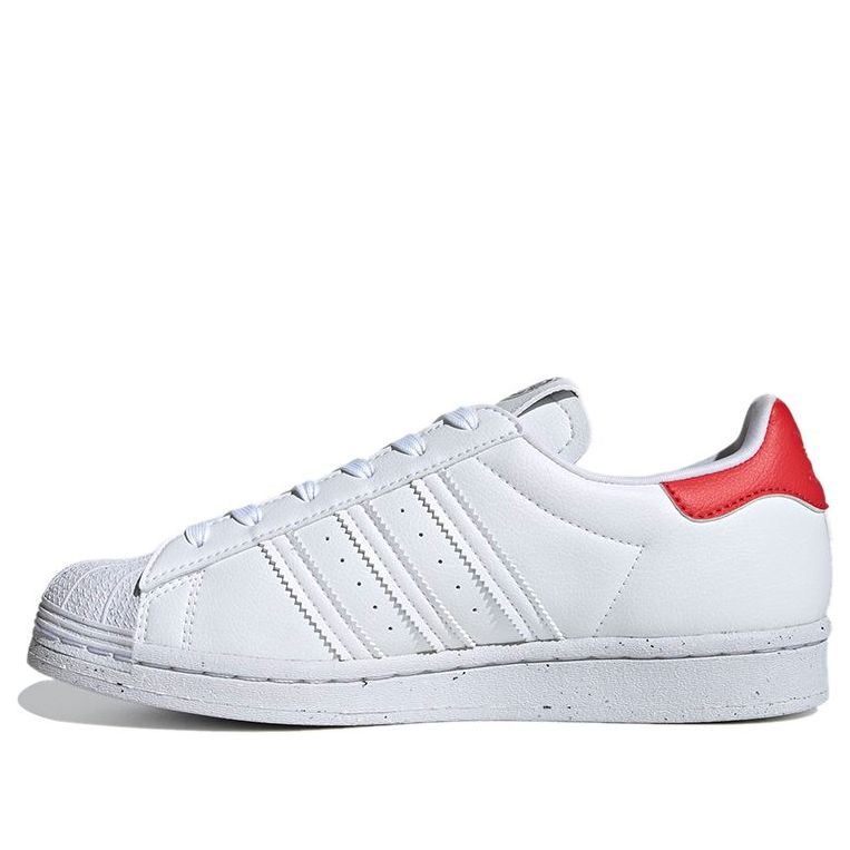 (WMNS) adidas originals Superstar 'White Red' H67922