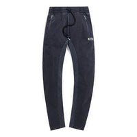 KITH Bleecker Crystal Wash Fleece Sweatpant 'Black' KH6315-100