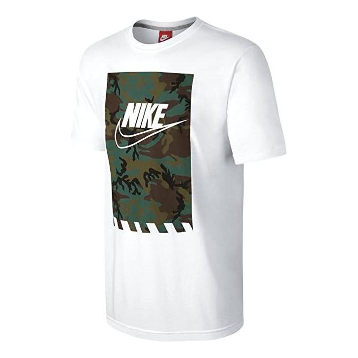NIKE NSW FB Camo PackTee 'White' 717340-100