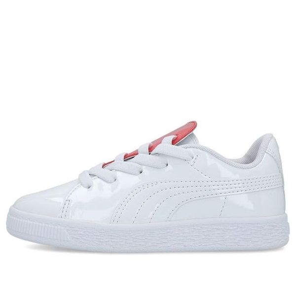 (PS) PUMA Basket Crush Patent AC 'White Red' 369675-01