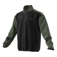 adidas Splicing Contrasting Colors Training Woven Jacket Black DH4002