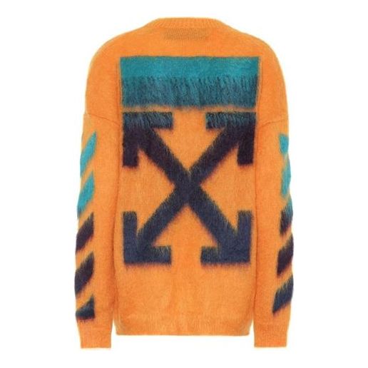 Off-White Gradient Arrows Sweater Men Orange OMHA036R20B020231988