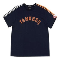 MLB Yankees Alphabet Short Sleeve Unisex Navy Blue 31TSCG931-50N