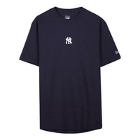 New Era NY Pattern Printing Short Sleeve Unisex Navy Blue 11929680