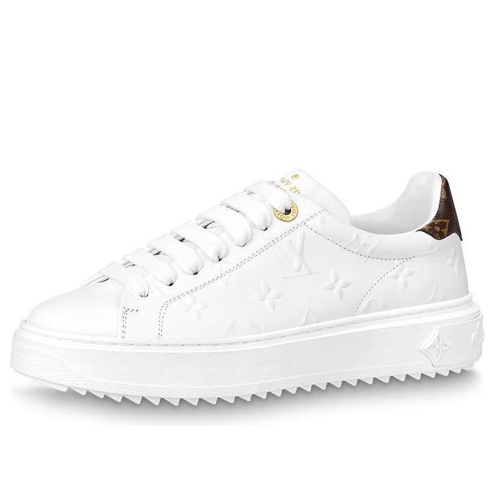 (WMNS) LOUIS VUITTON Time Out Sneakers 'White Monogram' 1A8VYE