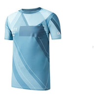 FILA Athletics Logo Colorblock Professional Sports Short Sleeve Blue A11M031115F-DB