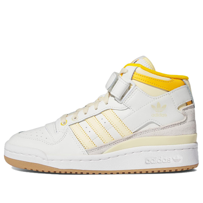 (GS) adidas Originals FORUM Mid 'White Yellow' IF2676