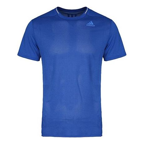 Men's adidas Running Short Sleeve Blue T-Shirt BQ7272