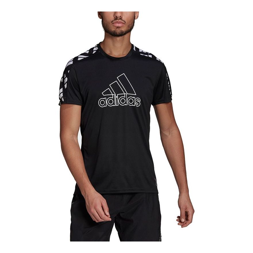 adidas Men's Celeb Tee Logo Sports Black GM1592