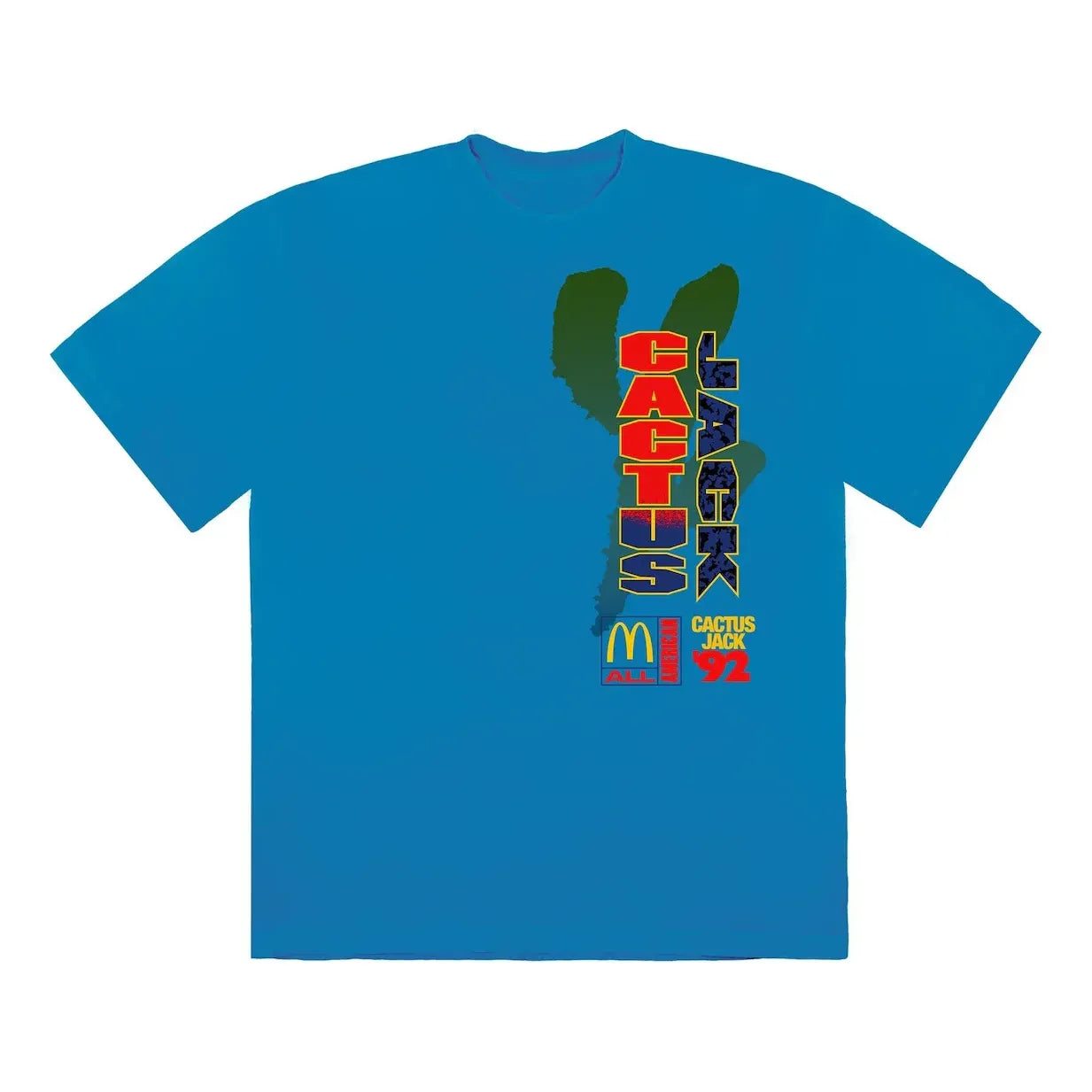 Travis Scott x McDonald's All American '92 II T-shirt 'Blue' TC-493