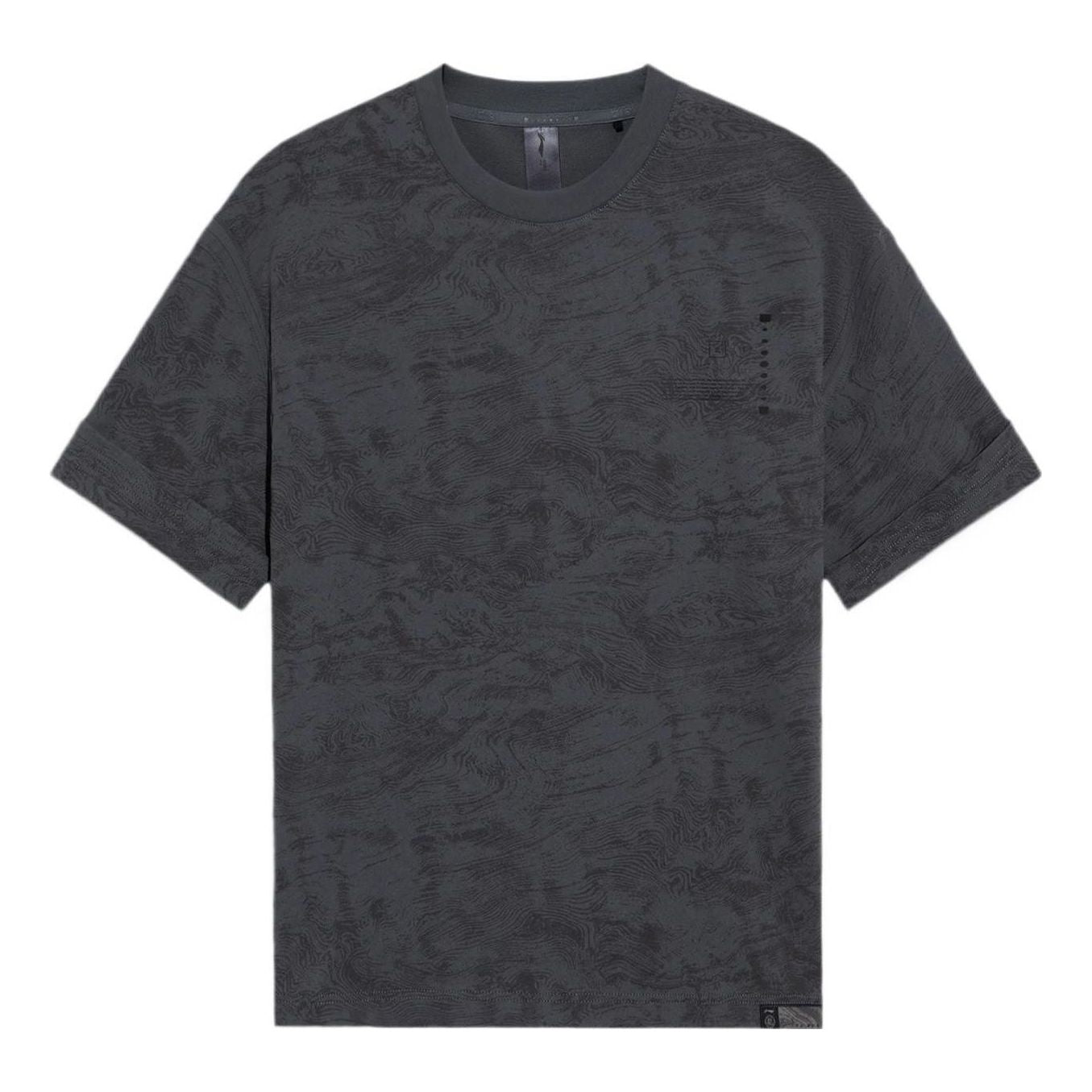 Li-Ning x Jackie Chan Kung Fu Graphic T-shirt 'Storm Grey' AHSS209-3