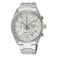 Men's SEIKO Business Steel strip Watch White SSB375P1