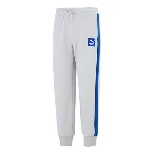 PUMA EMB Blocking Pants 'Grey' 536776-07