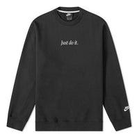 Nike Sportswear JDI Fleece Crew Sweatshirt For Men Black CD0414-010