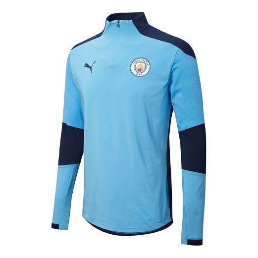 PUMA Manchester City 1/4 Zip Training Shirt 'Blue' 757905-01