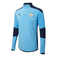 PUMA Manchester City 1/4 Zip Training Shirt 'Blue' 757905-01