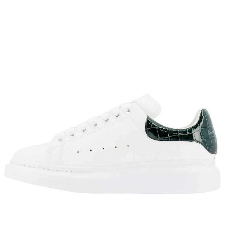 (WMNS) Alexander McQueen Oversized Sneaker 'White Green' 553770WHXMY9448