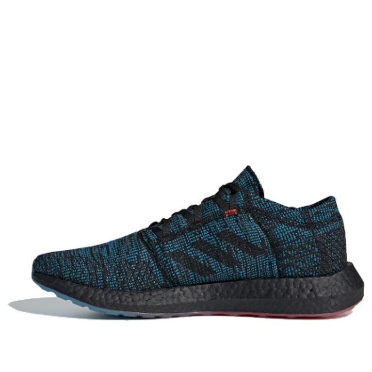 adidas PureBoost Go LTD 'Black Shock Cyan' D97425