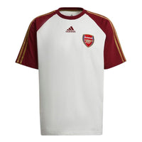 adidas Arsenal Teamgeist Crew Tee 'White Noble Maroon' HA2720