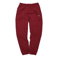 Nike Lab Pant Knit Sports Long Pants Red Wine red CD6394-677