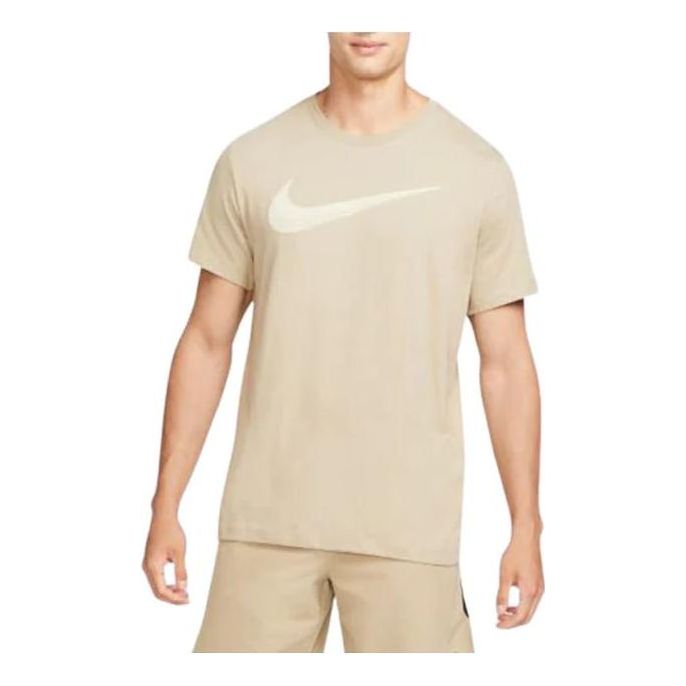 Nike Dri-FIT Swoosh Training T-Shirt 'Beige' CZ9724-247