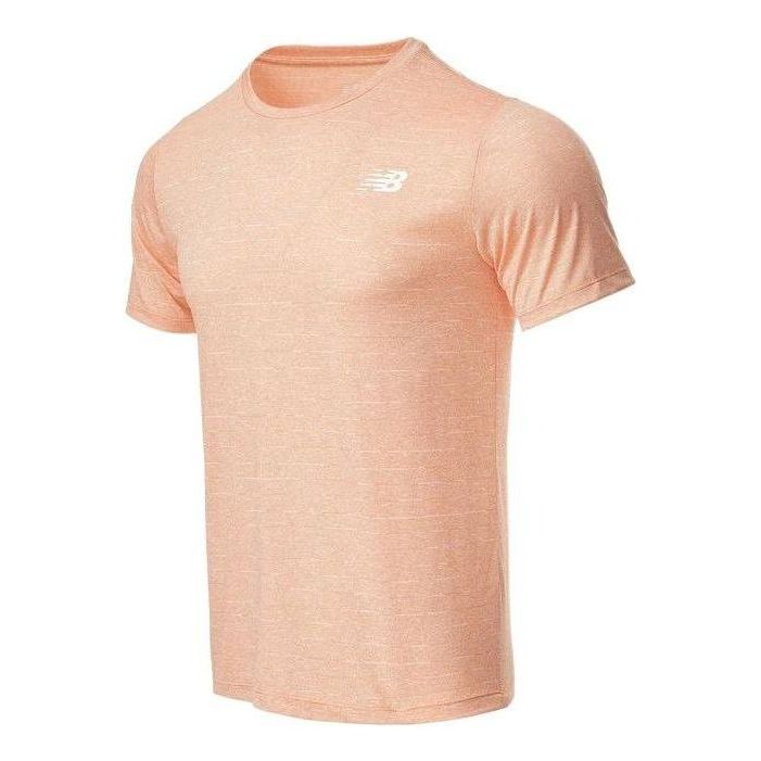 New Balance Tenacity T-Shirt Asia Sizing 'Pink' AMT01012-VRO
