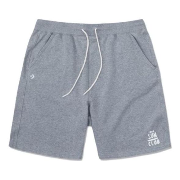 Converse Sun Club Drawstring Shorts Asia Sizing 'Grey' 10025878-A01