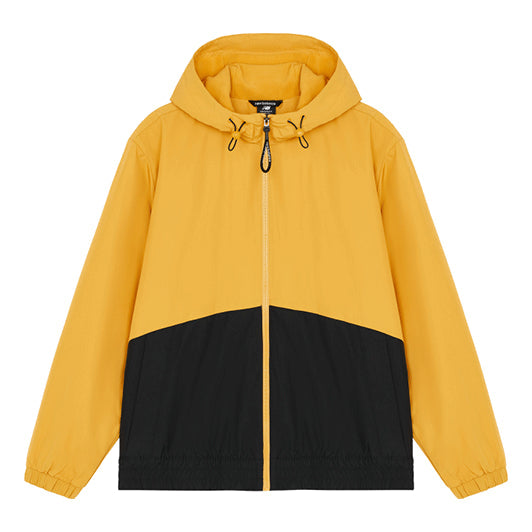 New Balance Alphabet Splicing Contrasting Colors Hooded Jacket Yellow AMJ14336-MAN