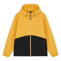 New Balance Alphabet Splicing Contrasting Colors Hooded Jacket Yellow AMJ14336-MAN