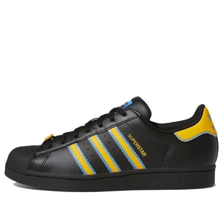 adidas Superstar 'Black Gold Blue' FZ5892