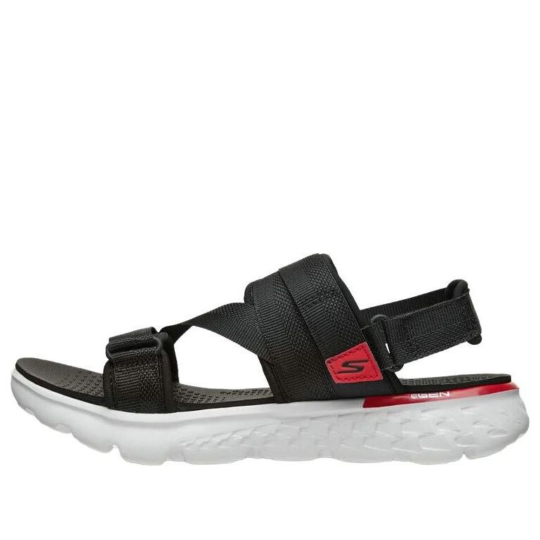 (WMNS) Skechers Shoes 'Black Red' 14368-BKRD