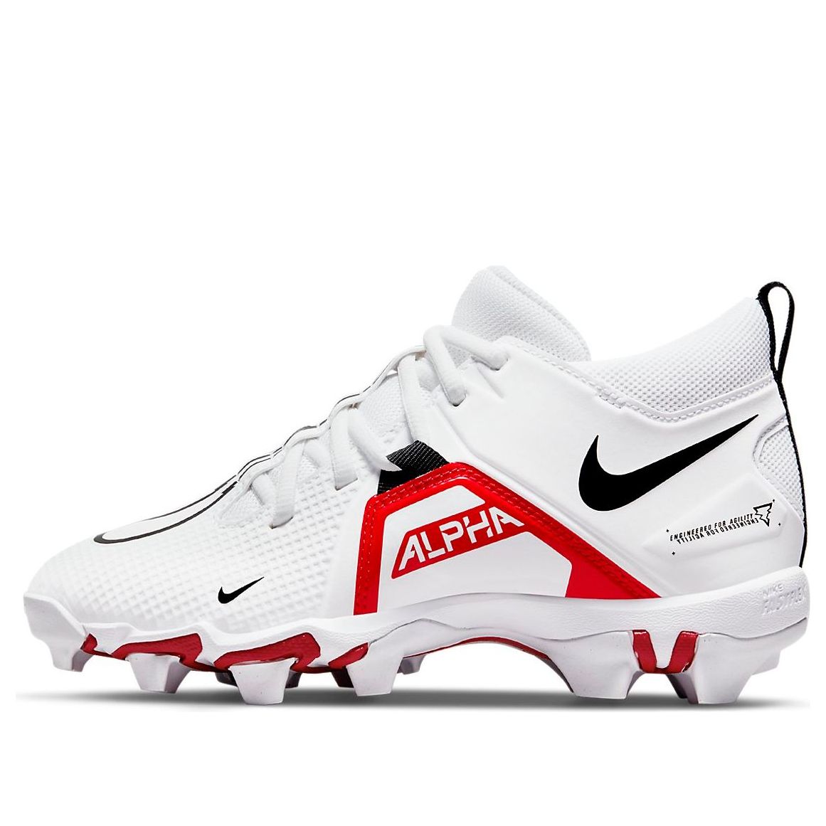 (GS) Nike Alpha Menace 3 Shark 'White University Red' CV0581-103