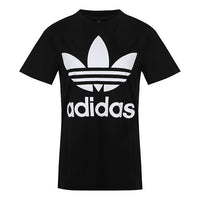 (GS) adidas Trefoil Tee 'Black' DV2905