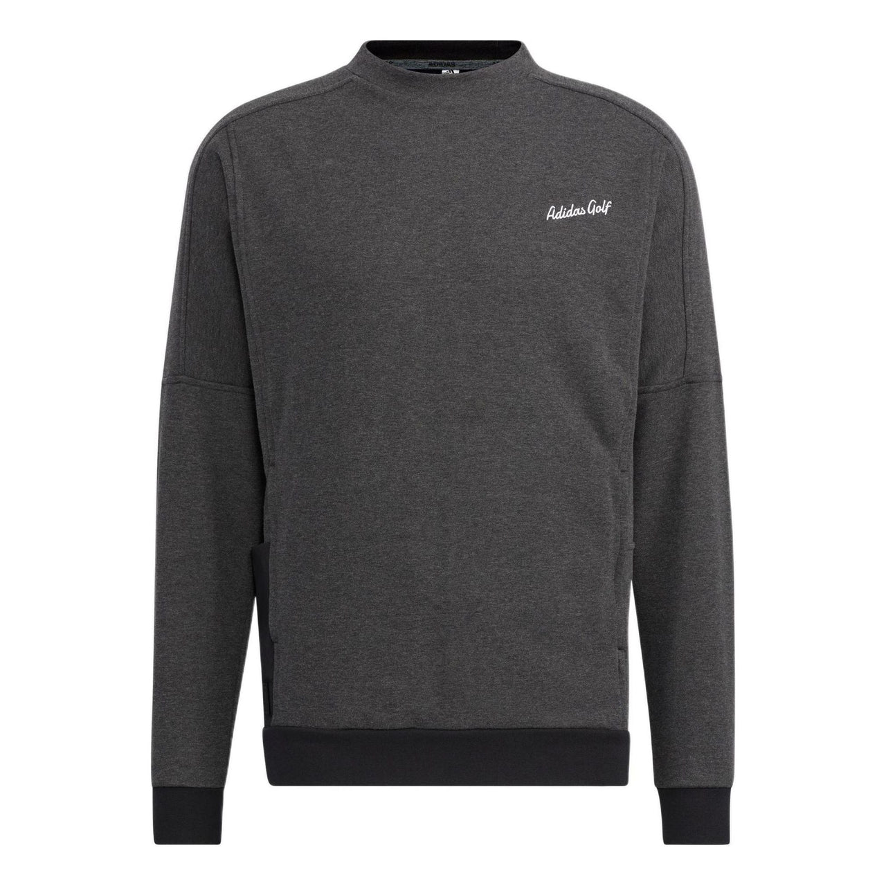 Men's adidas Gt Crew Sw Solid Color Alphabet Embroidered Pullover Long Sleeves Black HG3265