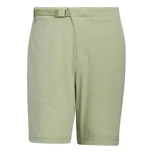Men's adidas mesh Solid Color Straight Shorts Green H54070