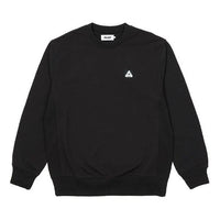 PALACE Unisex Square Patch Crew Logo Sweatshirt Black P20CW006