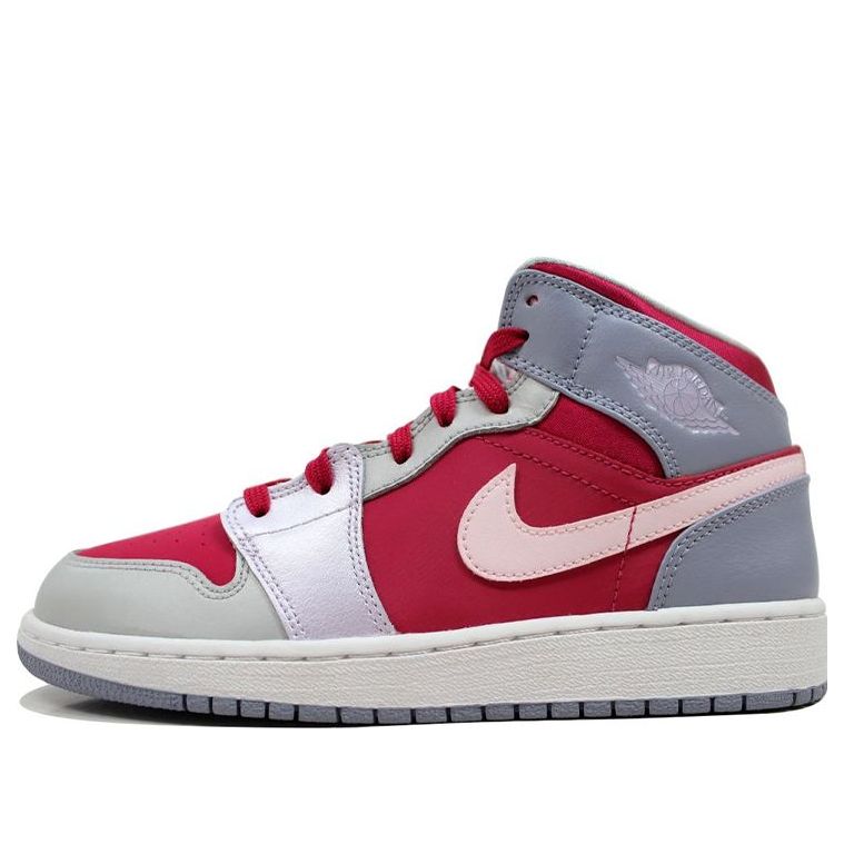(GS) Air Jordan 1 Mid 'Hyper Fuchsia' 555112-609