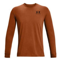Under Armour Sportstyle Left Chest Long Sleeve T-shirt 'Brown' 1329585-292