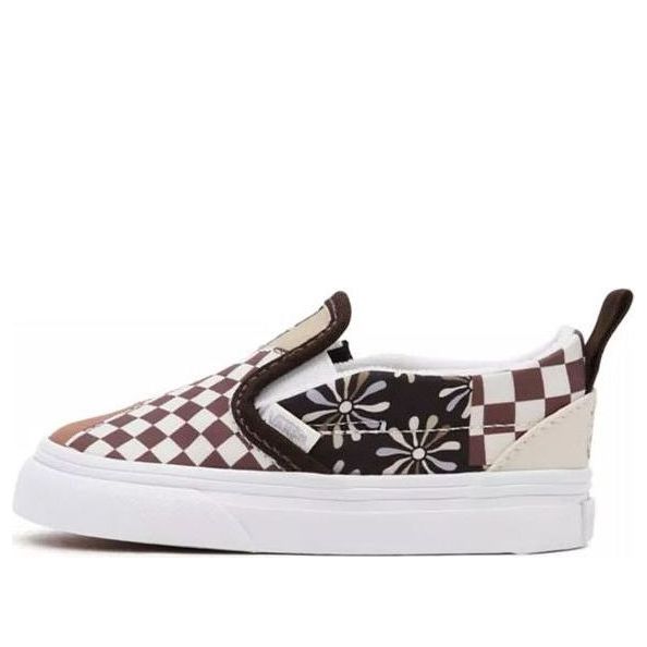 Vans Divine Energy Classic Slip-On Velcro 'Cream Brown White' VN000UBSAS0