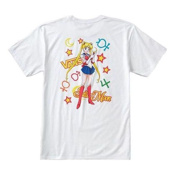 Vans x Pretty Guardian Sailor Moon Graphic Tee 'White' VN0000A5WHT