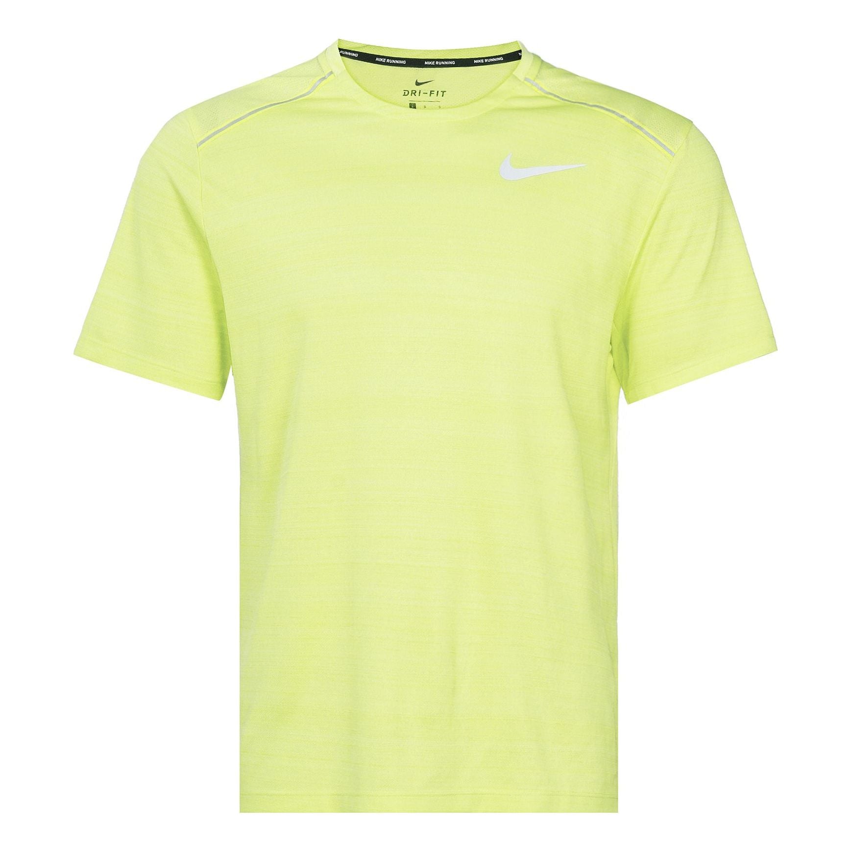 Men's Nike Logo Printing Stripe Round Neck Short Sleeve Green T-Shirt AJ7566-367