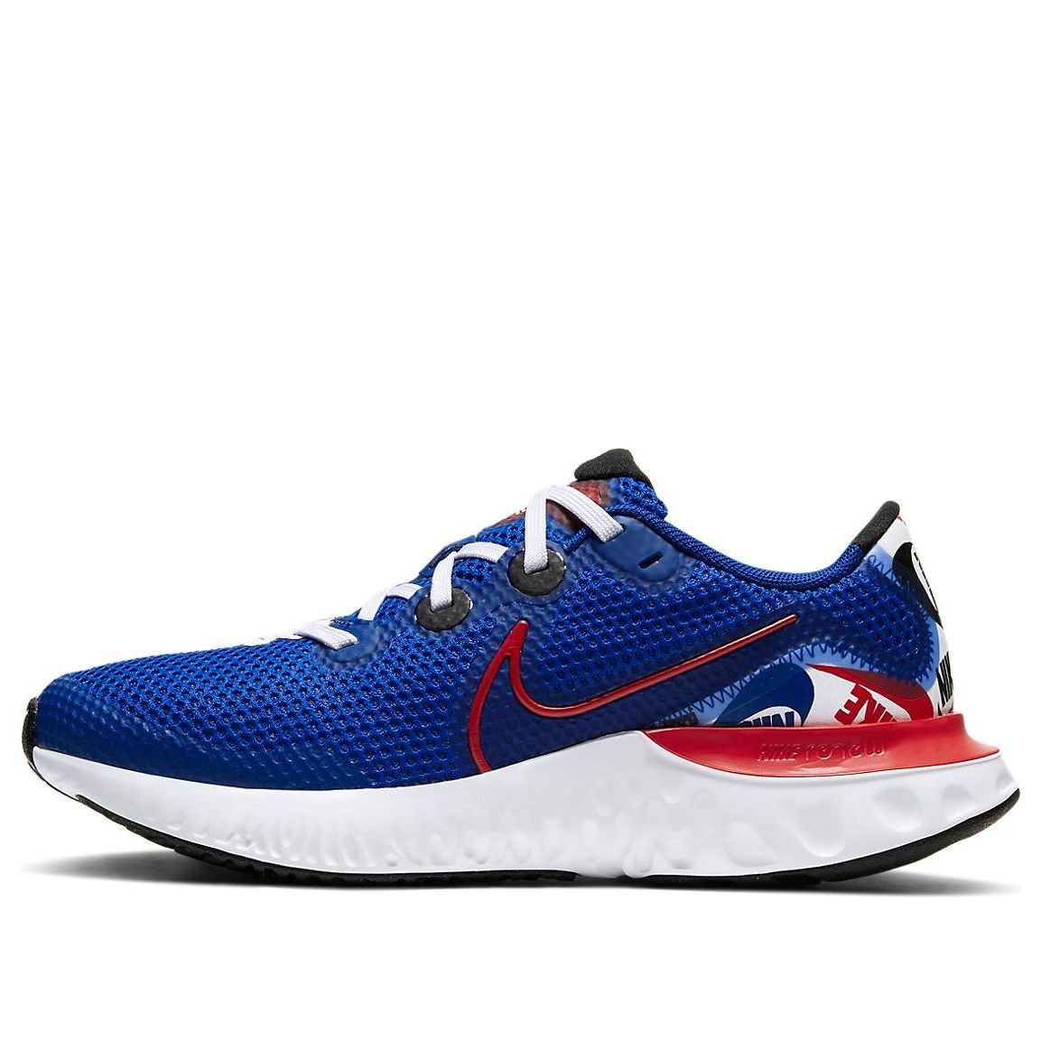 (GS) Nike Renew Run 'Blue White Red' CW5812-400