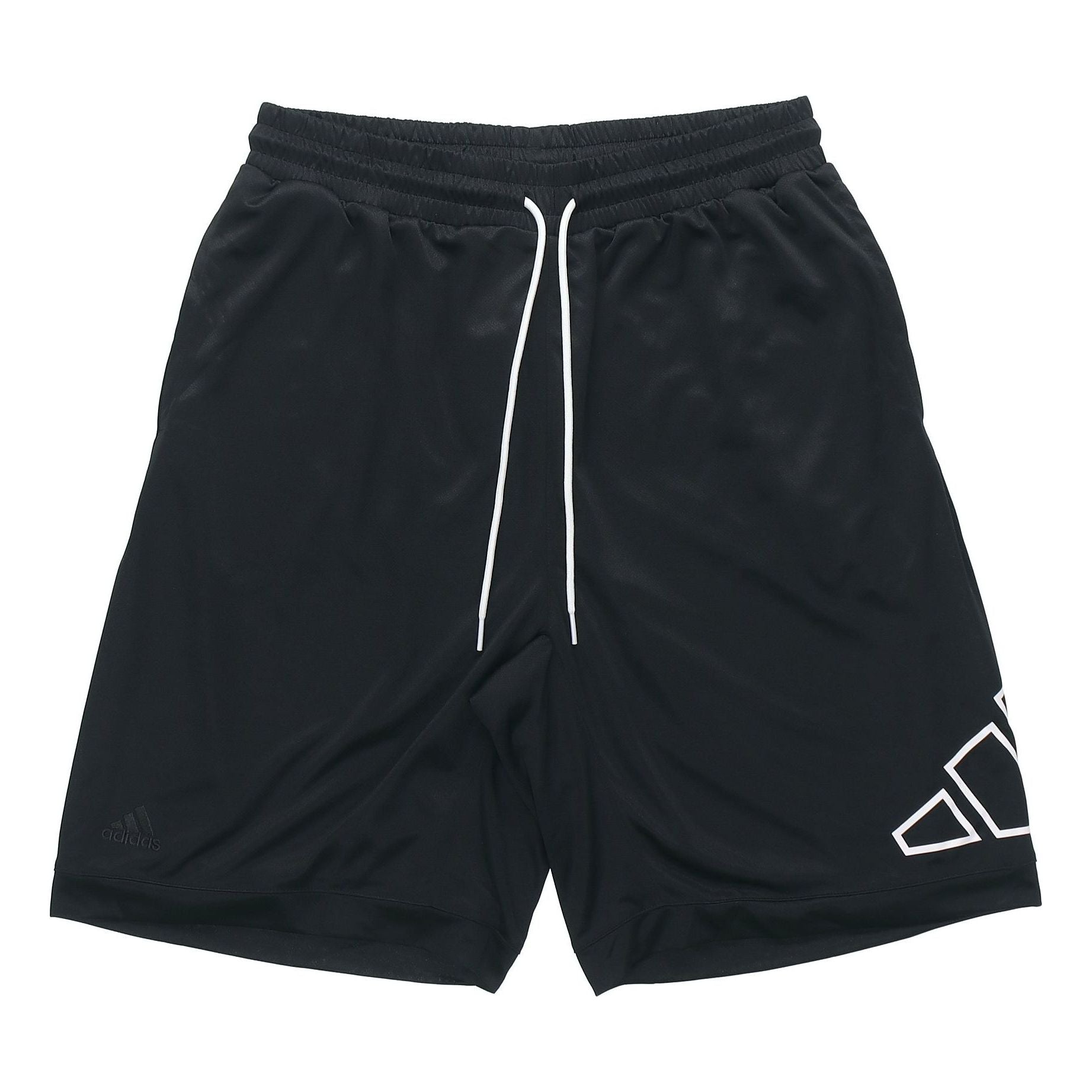 adidas Big Logo Short Basketball game Sports Shorts Black GT3018