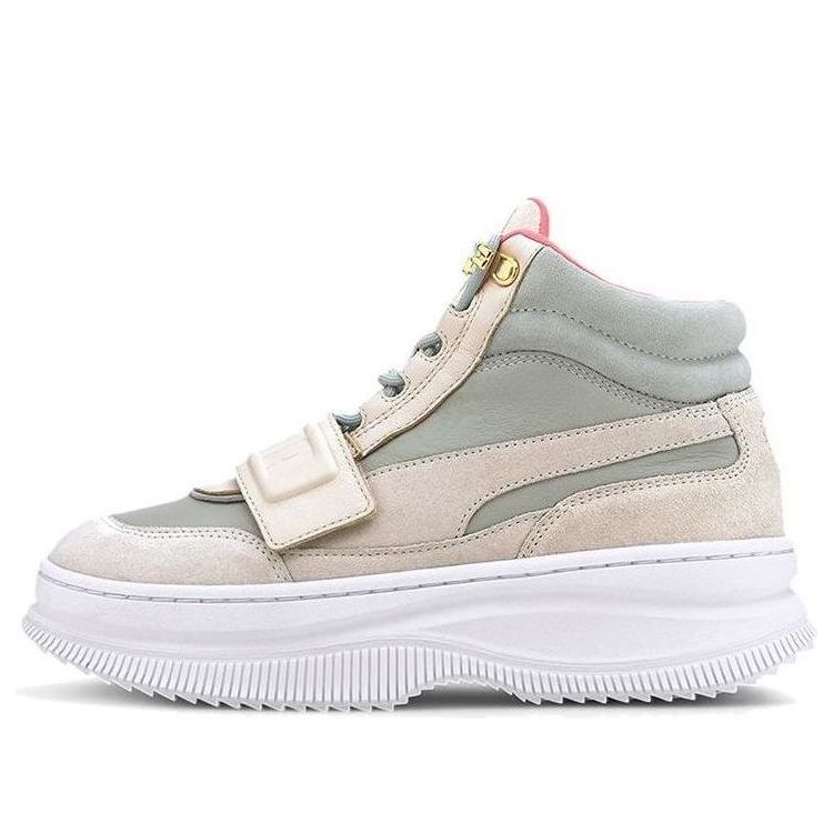 (WMNS) PUMA Deva Suede Khaki/Green/White 374757-01