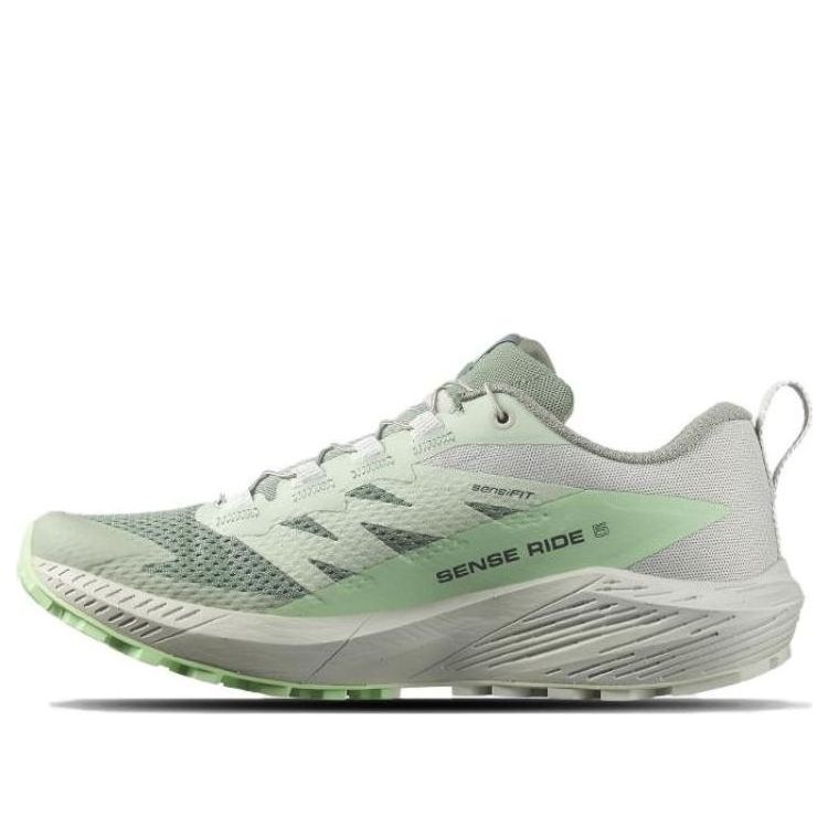 (WMNS) SALOMON Sense Ride 5 'Lily Pad Metal' 473141